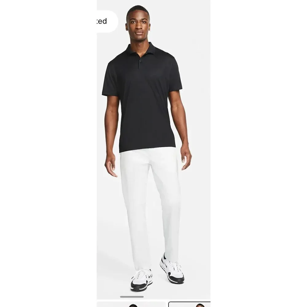 Nike Dri-FIT Victory Men's Golf Black Polo Large